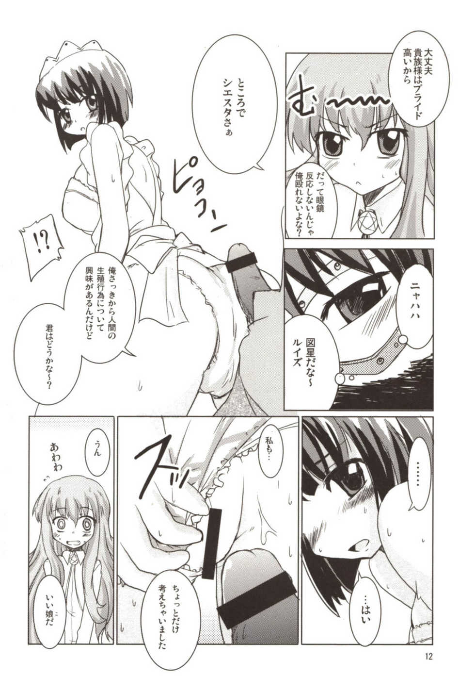 (C72) [SOUND STICKER (Yoshida Masahiko)] Momoiro Megane Calamity (Zero no Tsukaima) - Page 12