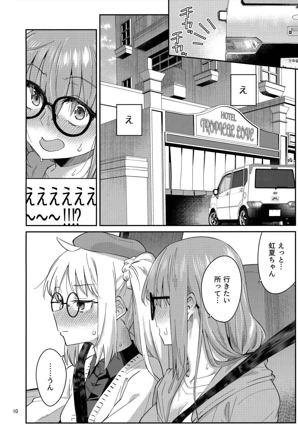 (C103) [Surface Tension (Orikuchi Hirata)] Netsu o Mazete Shin o Tokashite (Bocchi the Rock!) - Page 9