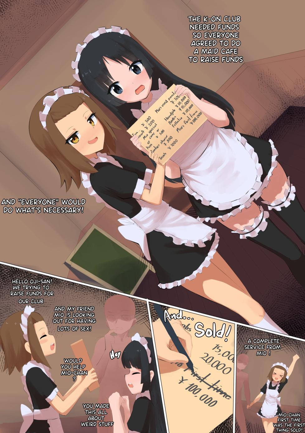 [reckless] Mio maid service + Maid Ritsu [fanbox] - Page 1