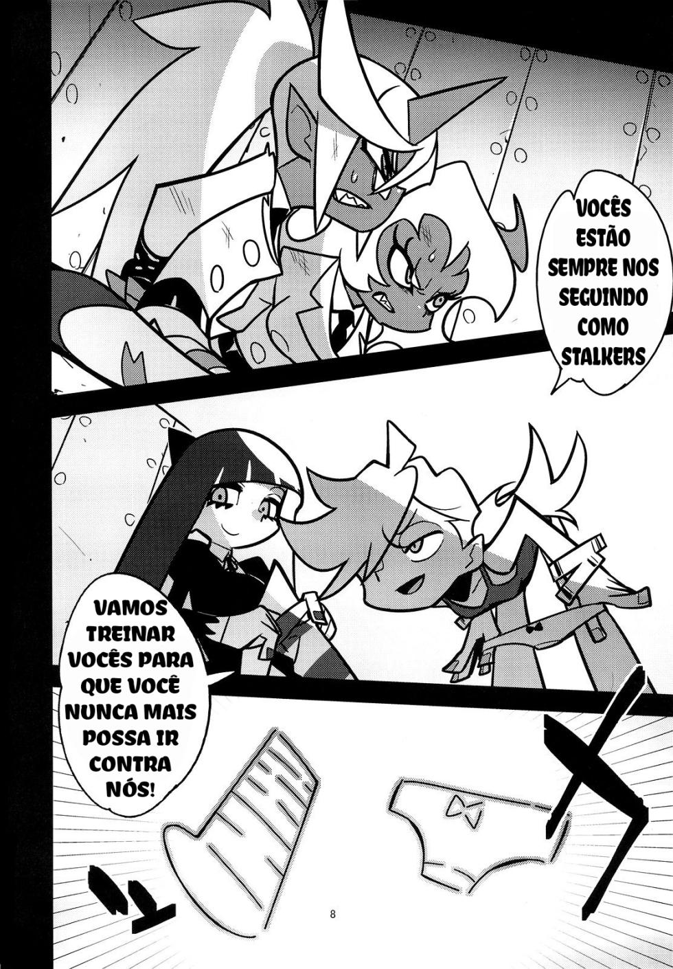 [Hamanasu Chaya (Hamanasu)] Oshioki! Demon Sisters (Panty & Stocking with Garterbelt) [Portuguese-BR] - Page 8