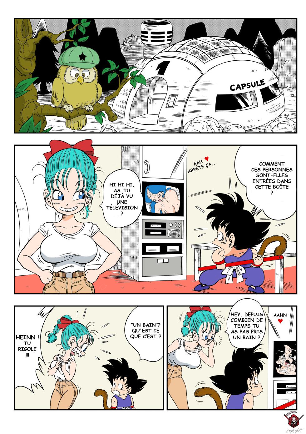 Sexe dans le bain (WIP) (Dragon Ball) [French] [angel_ghost] [Colorized] [Decensored] - Page 1