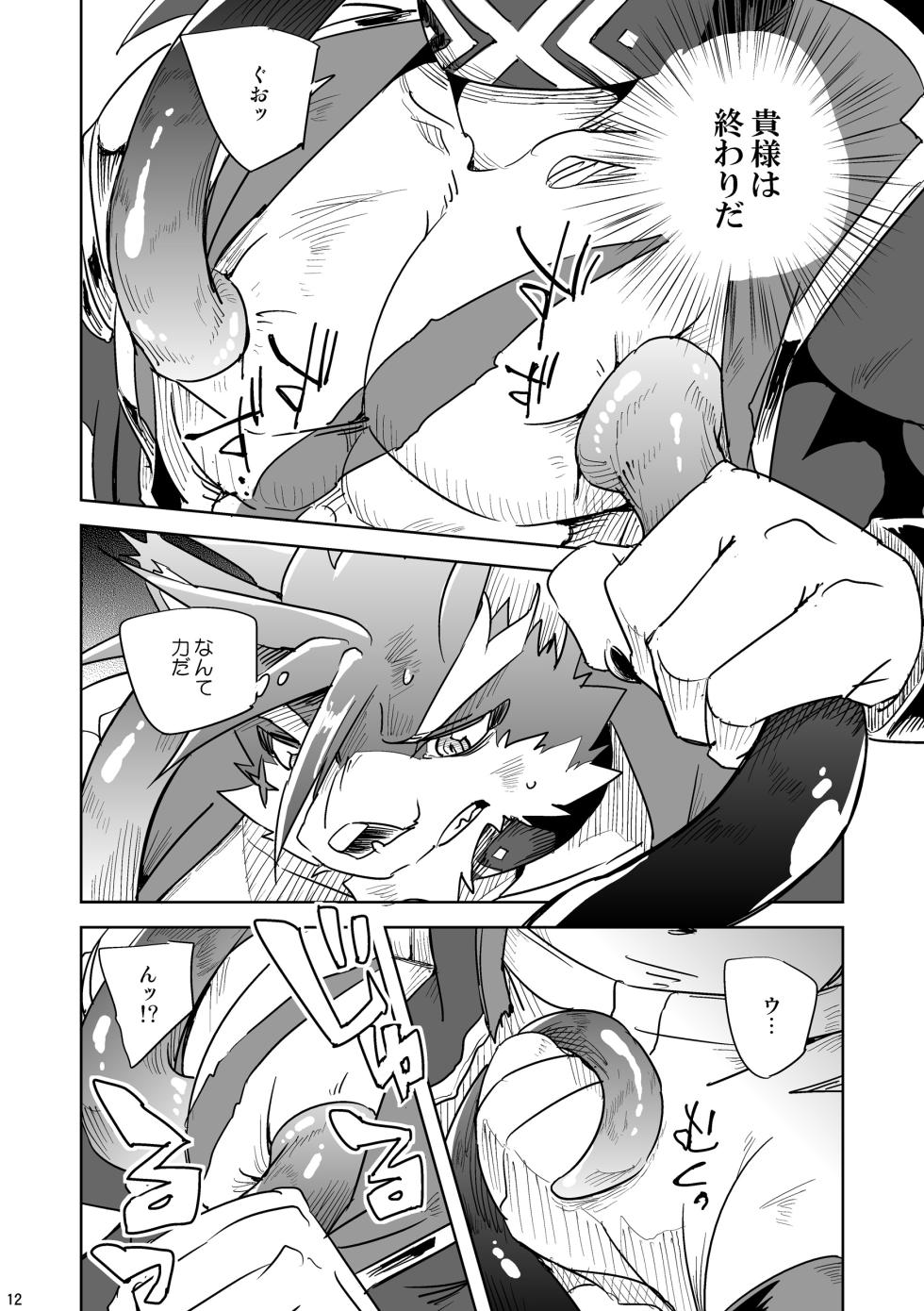 [Natsuiro Laika (Ginnosuke)] Hero in Darkness (Sengoku Puzzle!! Animal Daigassen Doujin #10) [Digital] - Page 12
