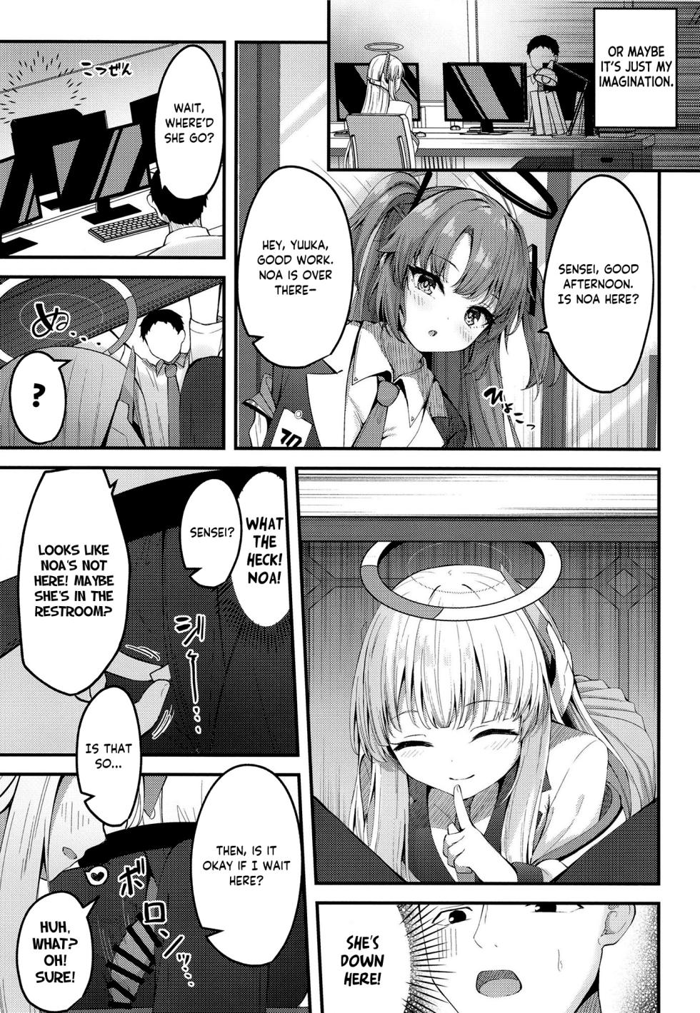 [Tsukuten (Madoka Tsukumo)] Seishori NOR Asobi ~Ryoute ni Sensei to Yuuka-chan~ | Sexual Release NOR Toying - Sensei and Yuuka-chan wrapped around my fingers! (Blue Archive) [English] [Tea Party Scans] [Digital] - Page 13