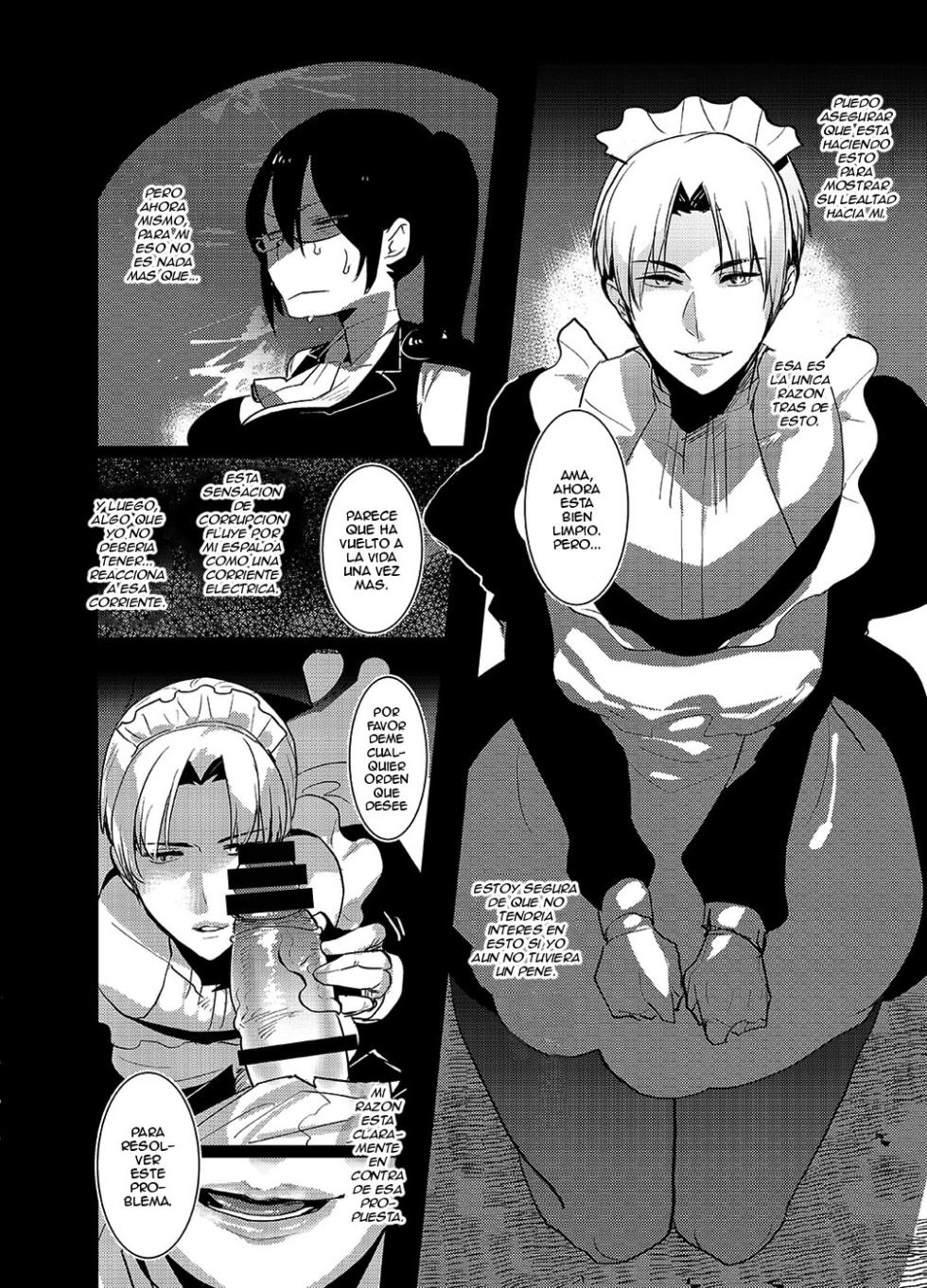 (C89) [Aimaitei (Aimaitei Umami)] Futanari Onna Saniwa x Katana no Ero Hon 2 (Touken Ranbu) [Spanish] [Elmoedela8] - Page 11