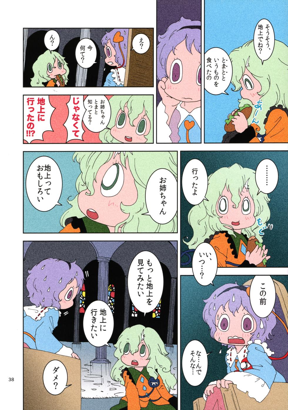 (C80) [Karaageyasan (Karaage Tarou)] Chirei de Ge (Touhou Project) - Page 38