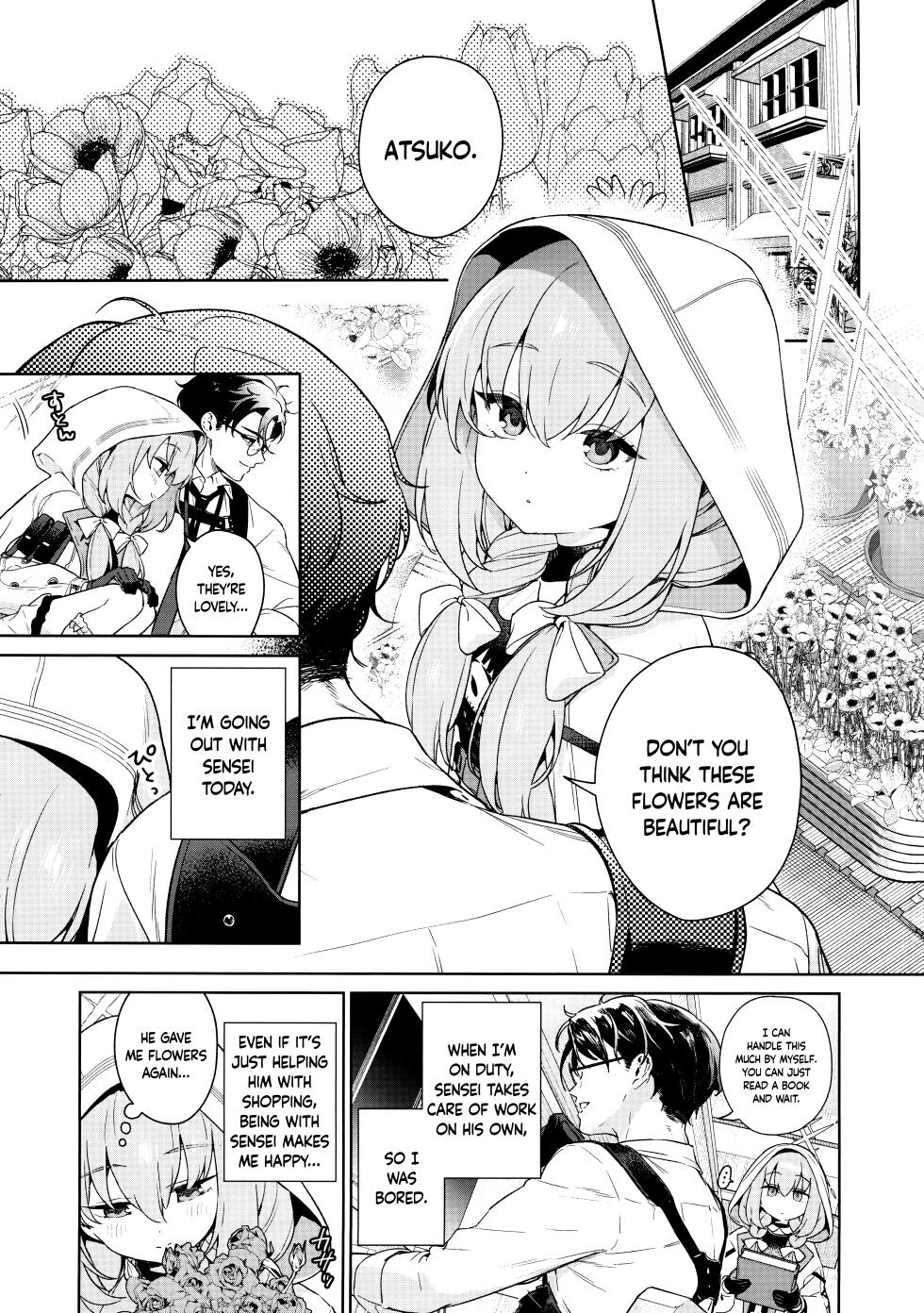 (C103) [Ozitan Yasan (Mameojitan)] Oshiete, Sensei | Teach Me, Sensei (Blue Archive) [English] [Douzo Lad Translations] - Page 2