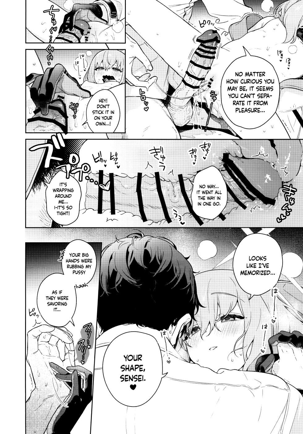 (C103) [Ozitan Yasan (Mameojitan)] Oshiete, Sensei | Teach Me, Sensei (Blue Archive) [English] [Douzo Lad Translations] - Page 23