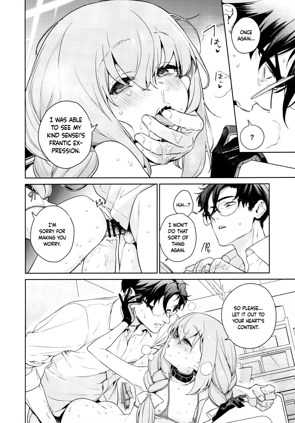 (C103) [Ozitan Yasan (Mameojitan)] Oshiete, Sensei | Teach Me, Sensei (Blue Archive) [English] [Douzo Lad Translations] - Page 31