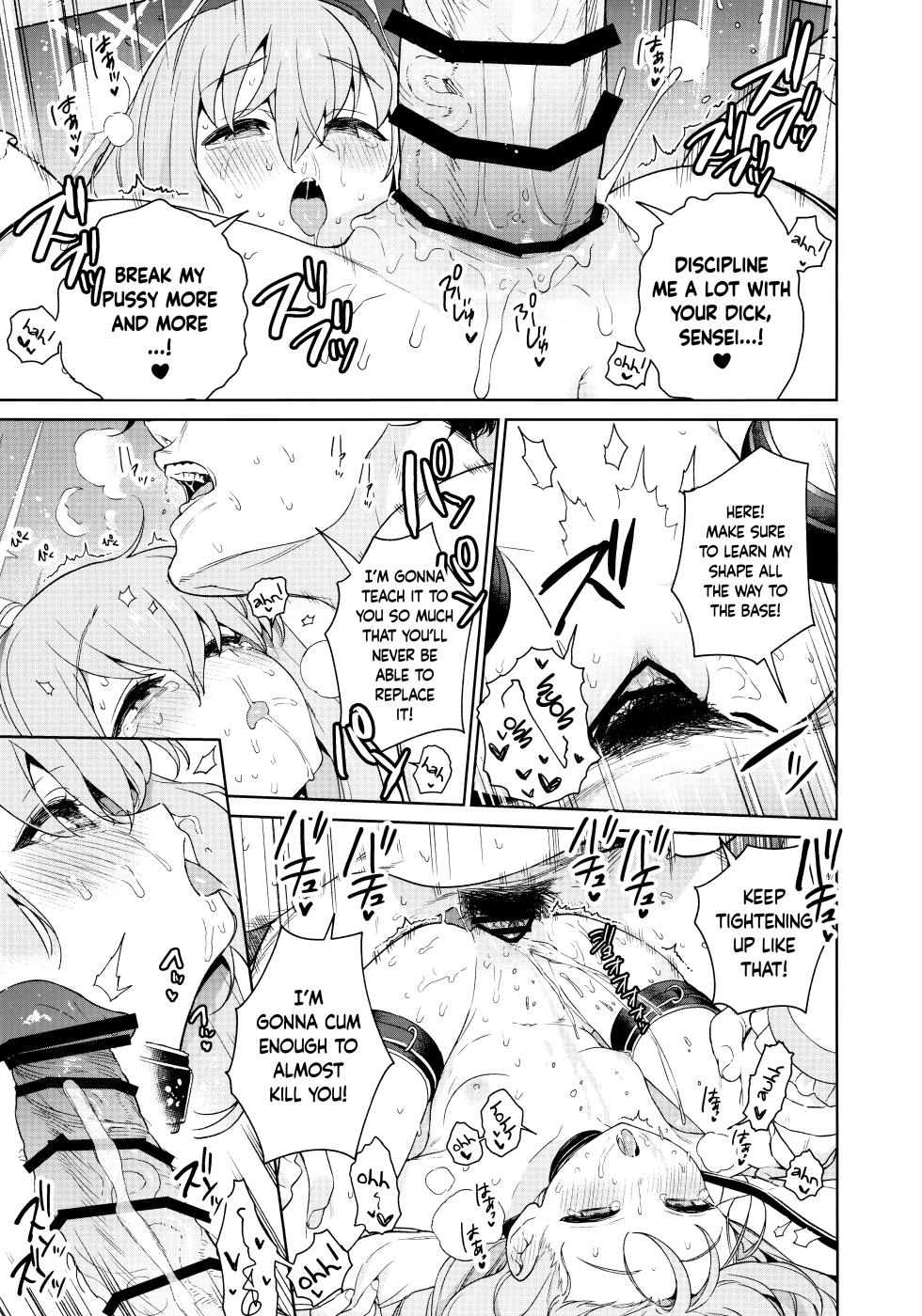 (C103) [Ozitan Yasan (Mameojitan)] Oshiete, Sensei | Teach Me, Sensei (Blue Archive) [English] [Douzo Lad Translations] - Page 36