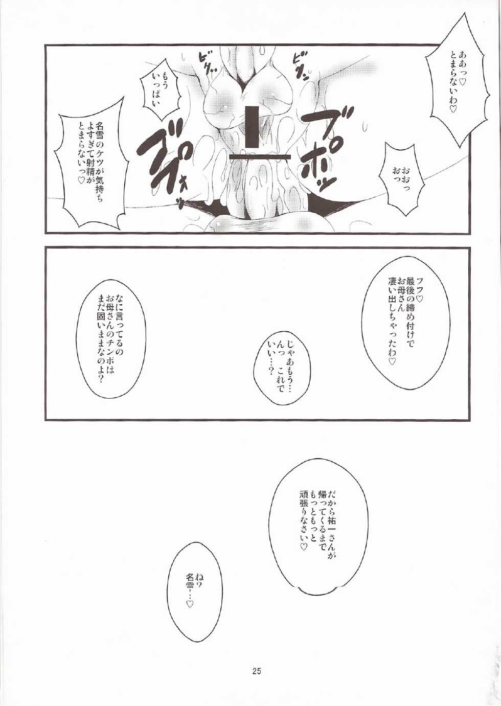 [Hanjuku Yude Tamago (Canadazin)] Kyouki Vol. 6 (Kanon) [Complete version] - Page 24