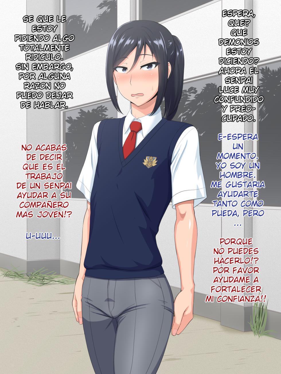 [Yuunagi no Senryokugai Butai (Nagi Ichi)] Senpai (♂) Kanojo (Kari) [Spanish] [Elmoedela8] - Page 7