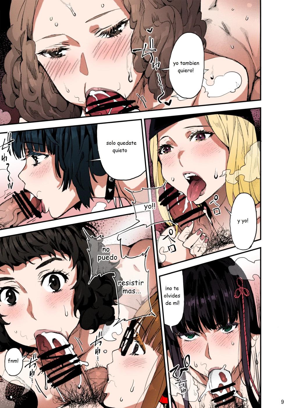 (C96) [Oppai Baibai (Azukiko)] Hattoubun no Persona (Persona 5) [Spanish] [MoeohUp] [Colorized] [SPDSD] - Page 10
