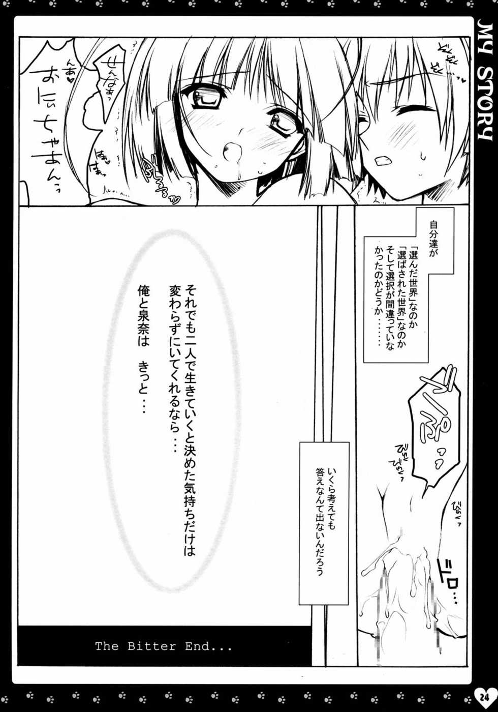 (C67) [HEART-WORK, JOKER TYPE (Suzuhira Hiro, Nishimata Aoi)] MY STORY (Monochrome, Final Approach, Memories Off) - Page 24