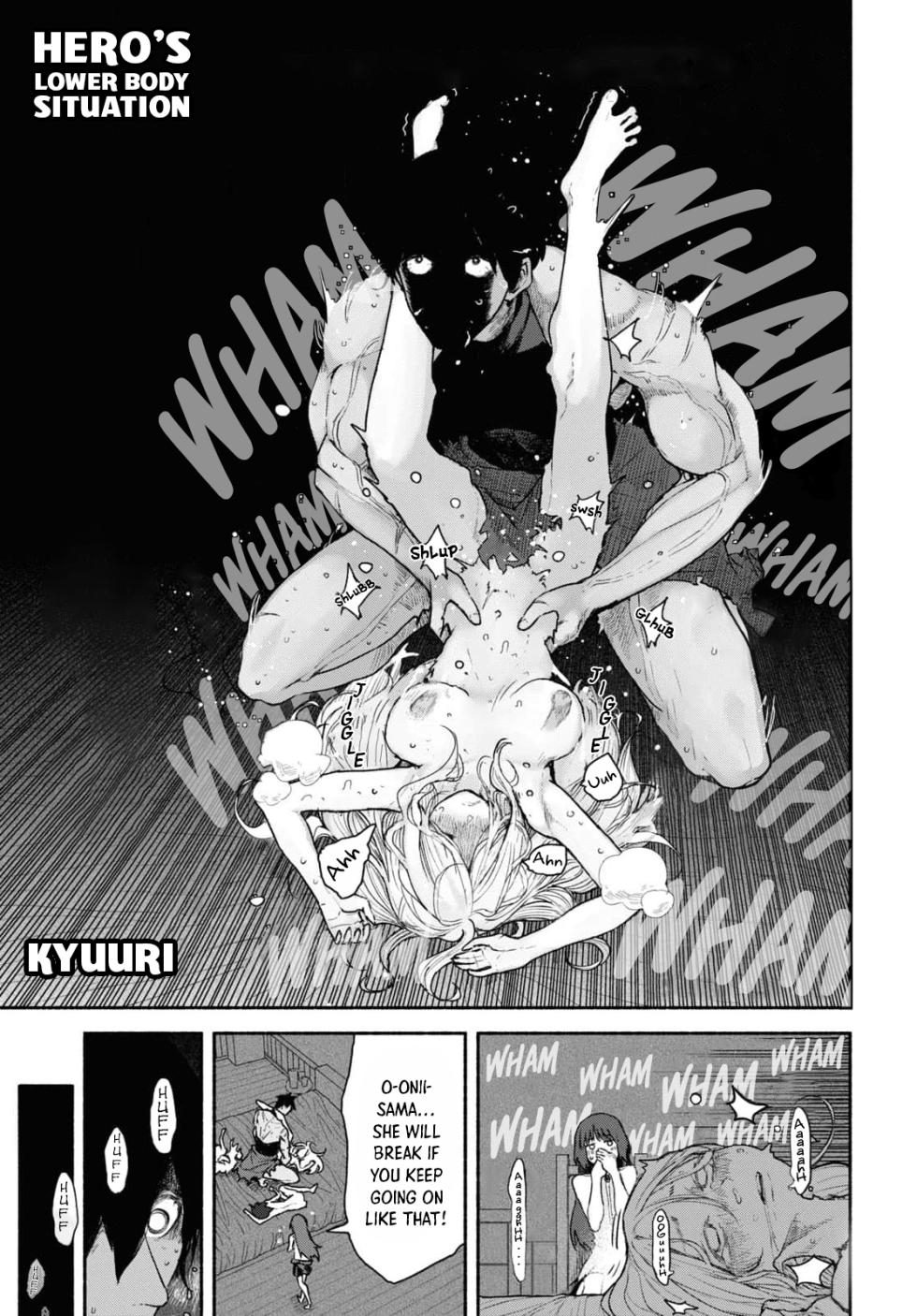 [Kyuuri] Yuusha-sama no Kahanshin Jijo | Hero's Lower Body Situation (CHEATxSEX Anthology Comic) [English] [BBts] - Page 1