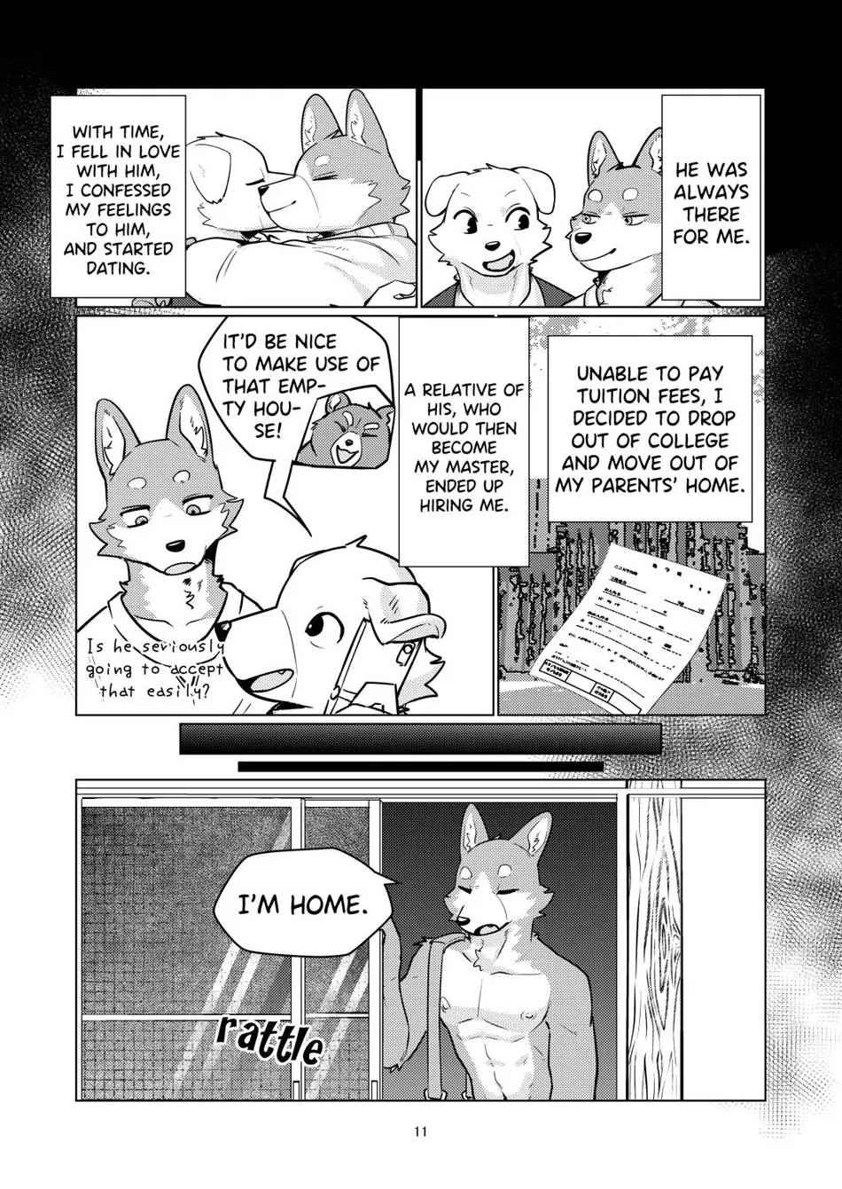 (Kemoket 14) [Zerozero (Uro)] Breeders' Town [English] {Iwanko} - Page 11