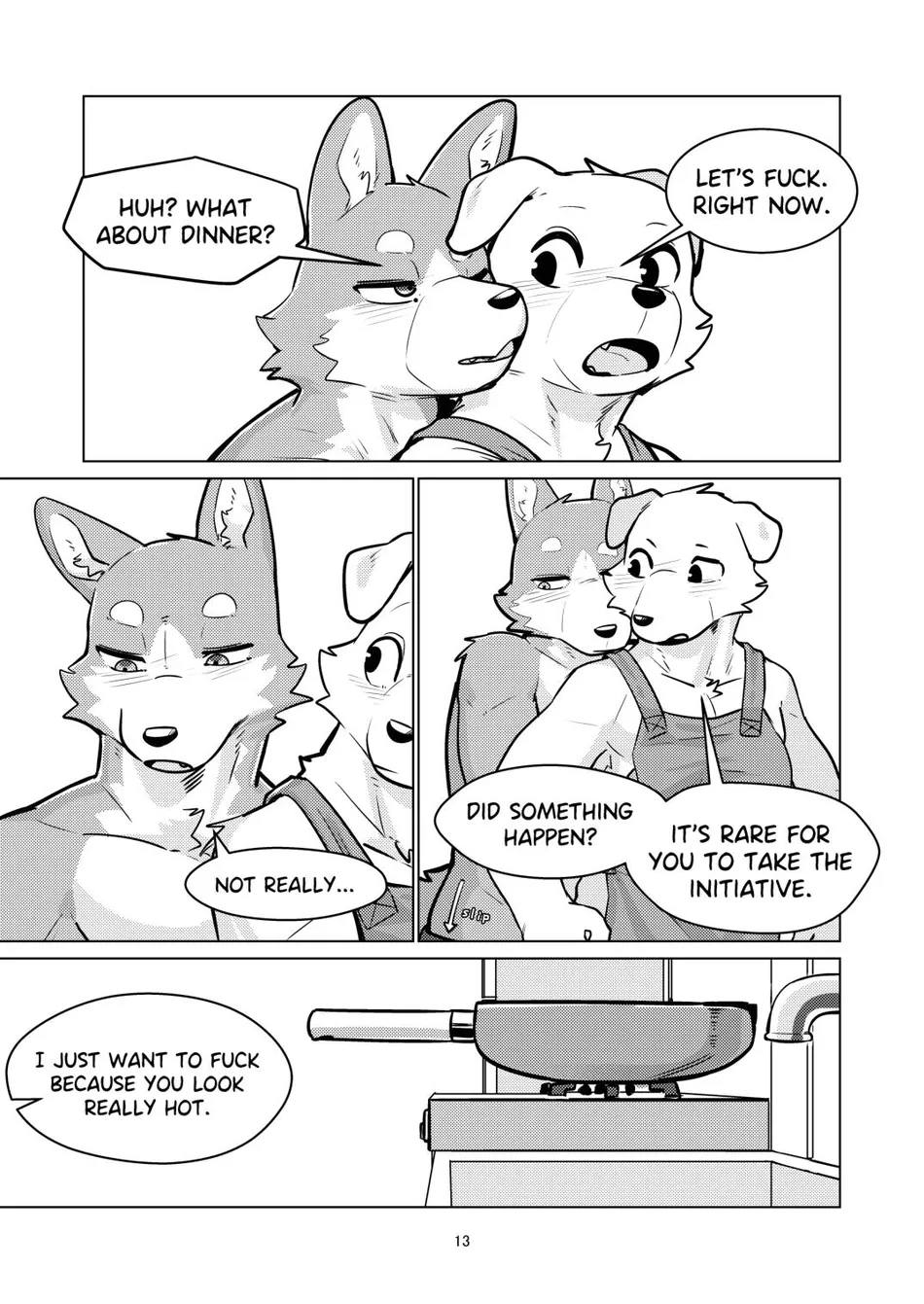 (Kemoket 14) [Zerozero (Uro)] Breeders' Town [English] {Iwanko} - Page 13