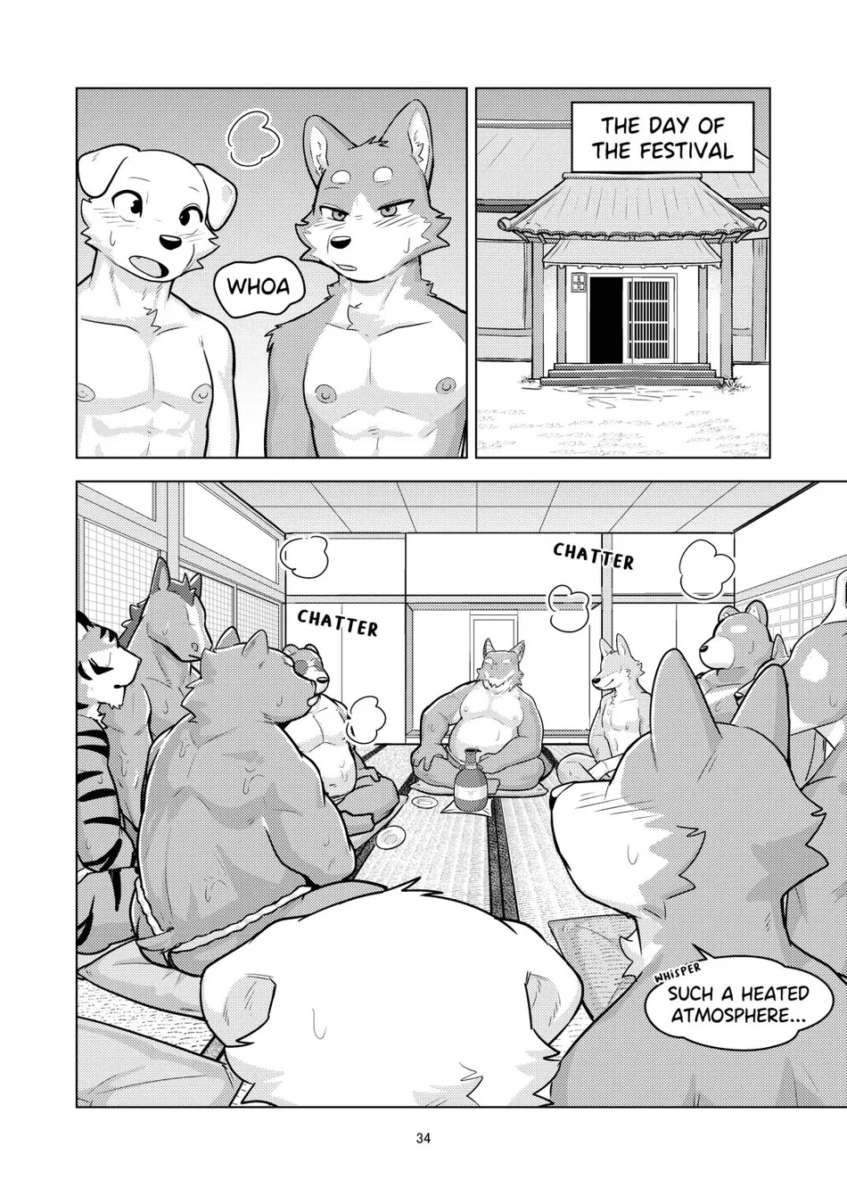 (Kemoket 14) [Zerozero (Uro)] Breeders' Town [English] {Iwanko} - Page 34