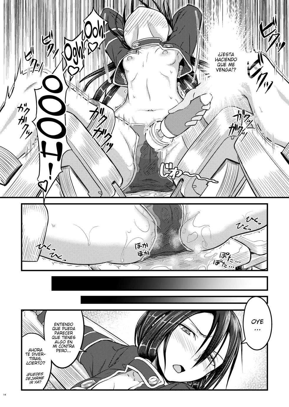 [Umari-ya (D-2)] Kiriko Route Another #01 ~Kousoku Denma Shojo Soushitsu Hen~ (Sword Art Online) [Spanish] [elmodela8] - Page 12