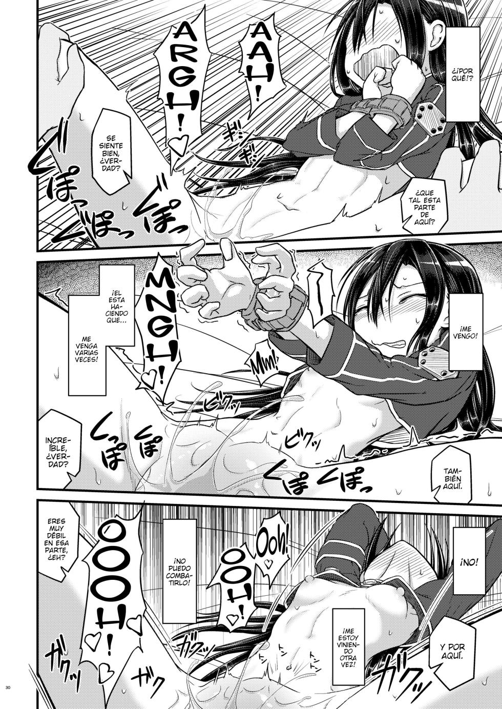 [Umari-ya (D-2)] Kiriko Route Another #01 ~Kousoku Denma Shojo Soushitsu Hen~ (Sword Art Online) [Spanish] [elmodela8] - Page 28