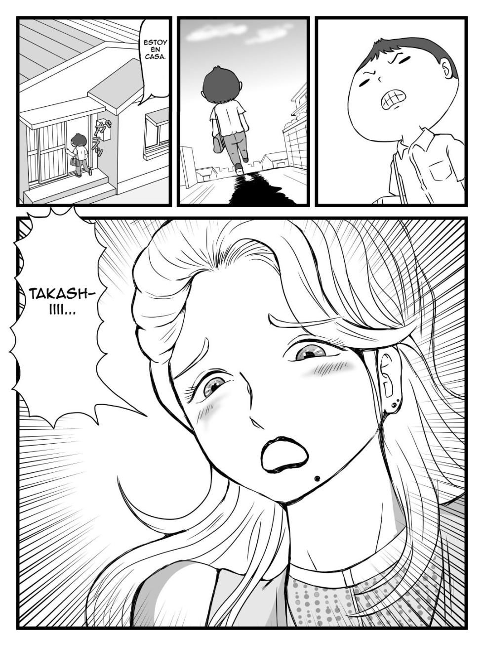 [Momoziri Hustle Dou] Kirei ni Natta Kaa-chan no Ana ni Dashimakuri | Me Estoy Corriendo en los Agujeros de mi Ahora Hermosa Madre  [Spanish] [Azul03] - Page 3