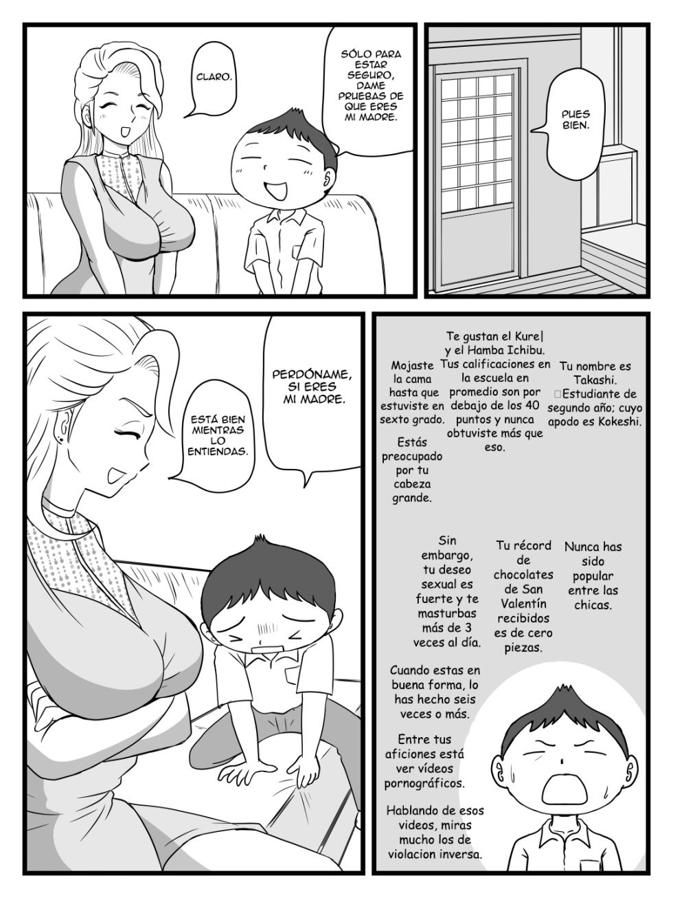 [Momoziri Hustle Dou] Kirei ni Natta Kaa-chan no Ana ni Dashimakuri | Me Estoy Corriendo en los Agujeros de mi Ahora Hermosa Madre  [Spanish] [Azul03] - Page 9