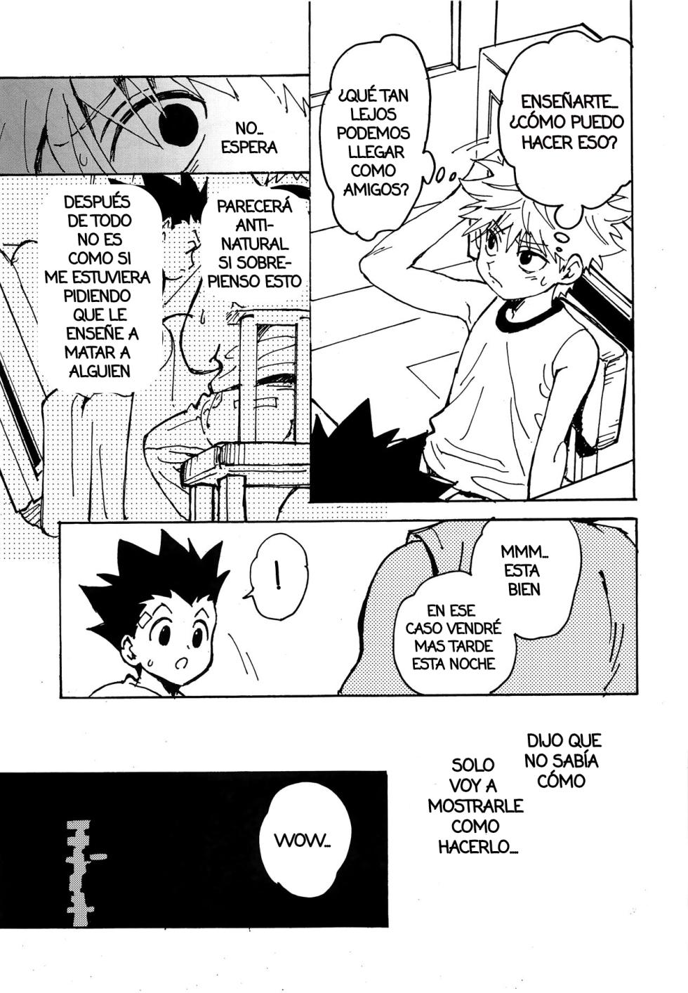 (C93) [Watagashi Maker (Tomiko)] Wakage no Itari | Imprudencia Juvenil  (Hunter x Hunter) [Spanish] [Starlit Fansub] - Page 12