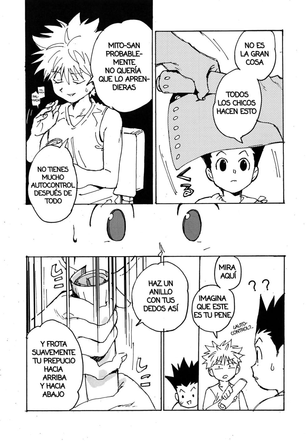 (C93) [Watagashi Maker (Tomiko)] Wakage no Itari | Imprudencia Juvenil  (Hunter x Hunter) [Spanish] [Starlit Fansub] - Page 14