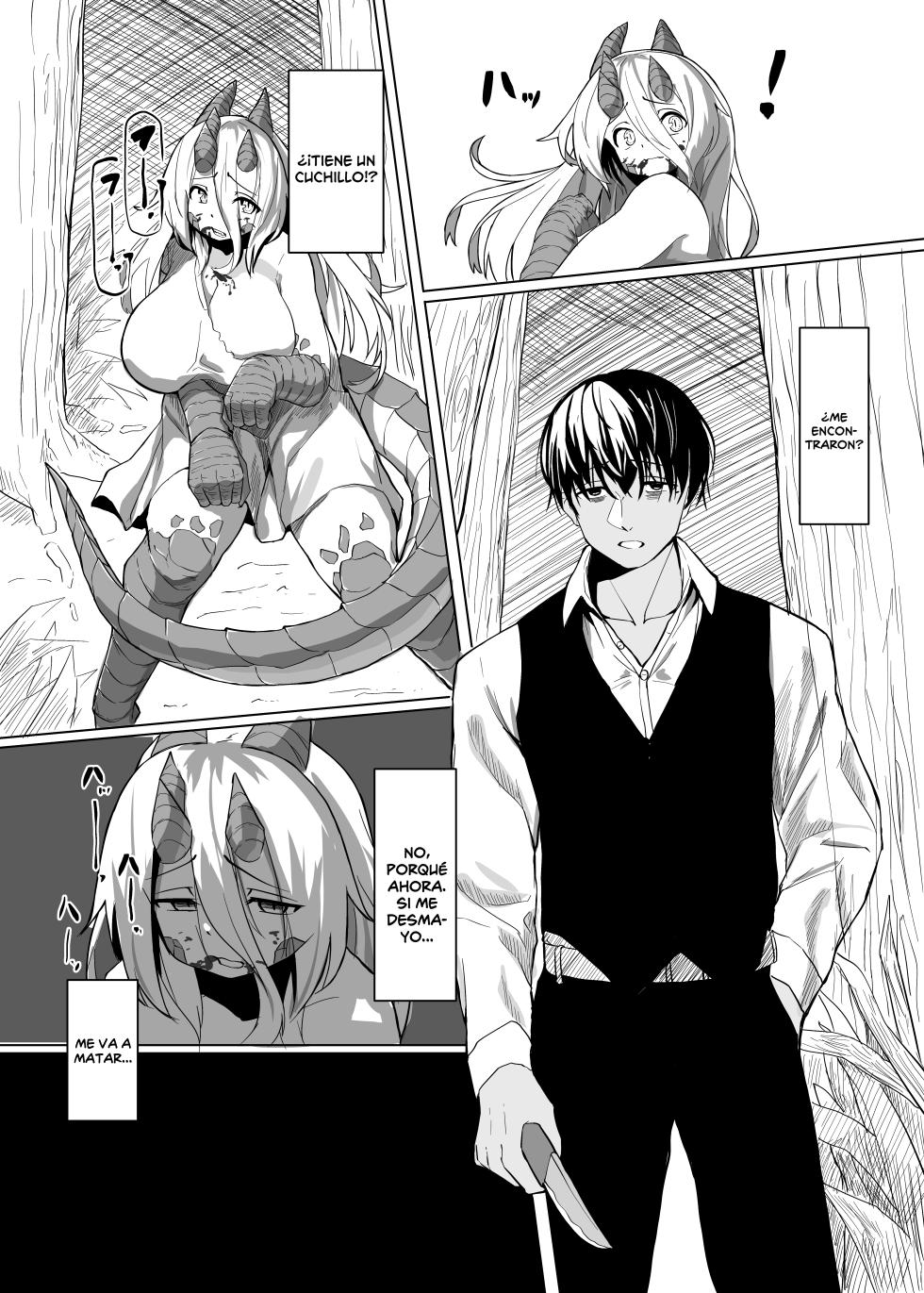 [Saikutsu Kichi (Kagarimachi Konatsu)] Konna Sugata no Watashi demo Suki ni Natte kureru...? Hakugai Ryuujo to Genkai Koroshi-ya no Junai Kairaku Ochi [Spanish] [Lanerte] - Page 7