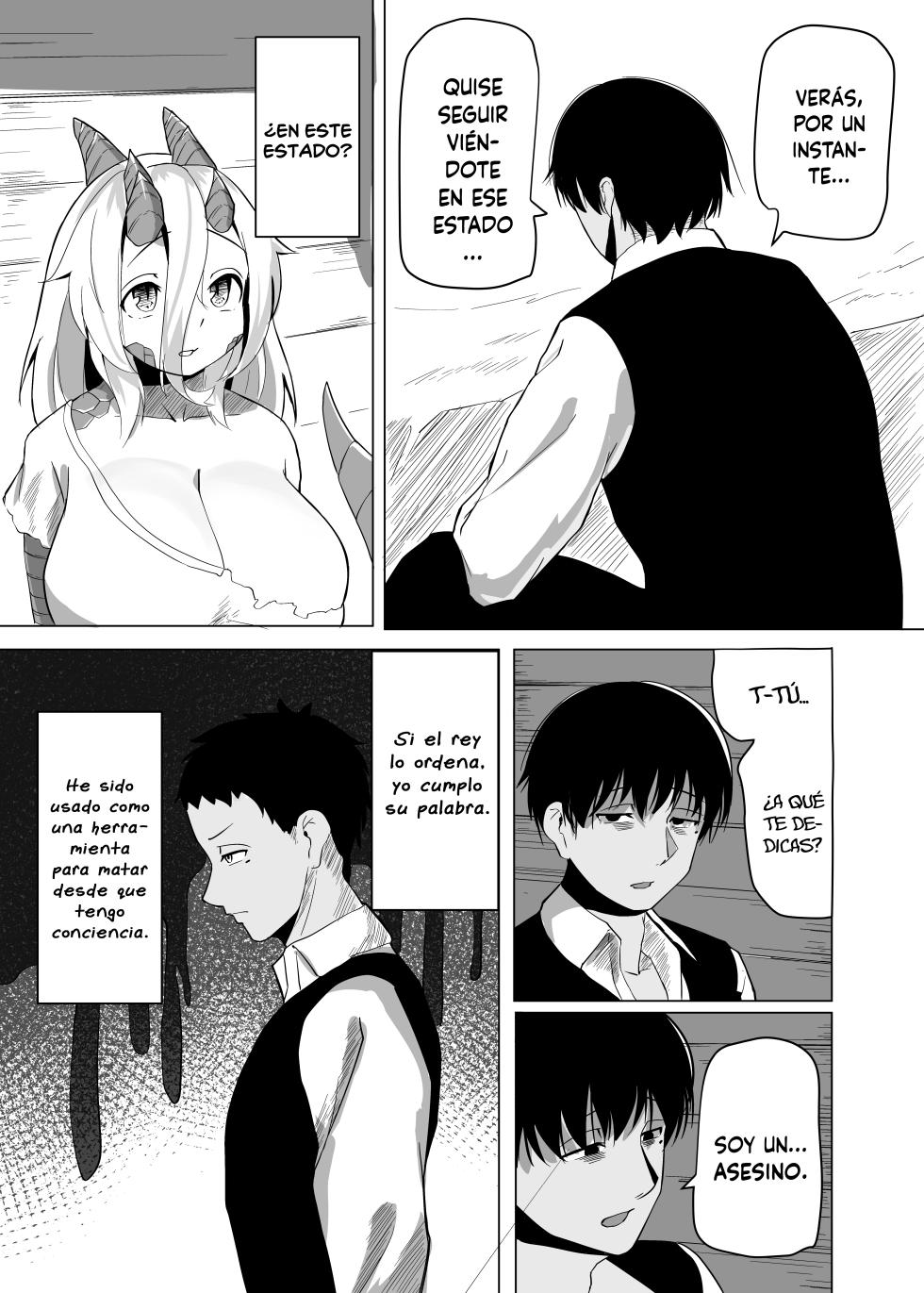 [Saikutsu Kichi (Kagarimachi Konatsu)] Konna Sugata no Watashi demo Suki ni Natte kureru...? Hakugai Ryuujo to Genkai Koroshi-ya no Junai Kairaku Ochi [Spanish] [Lanerte] - Page 12