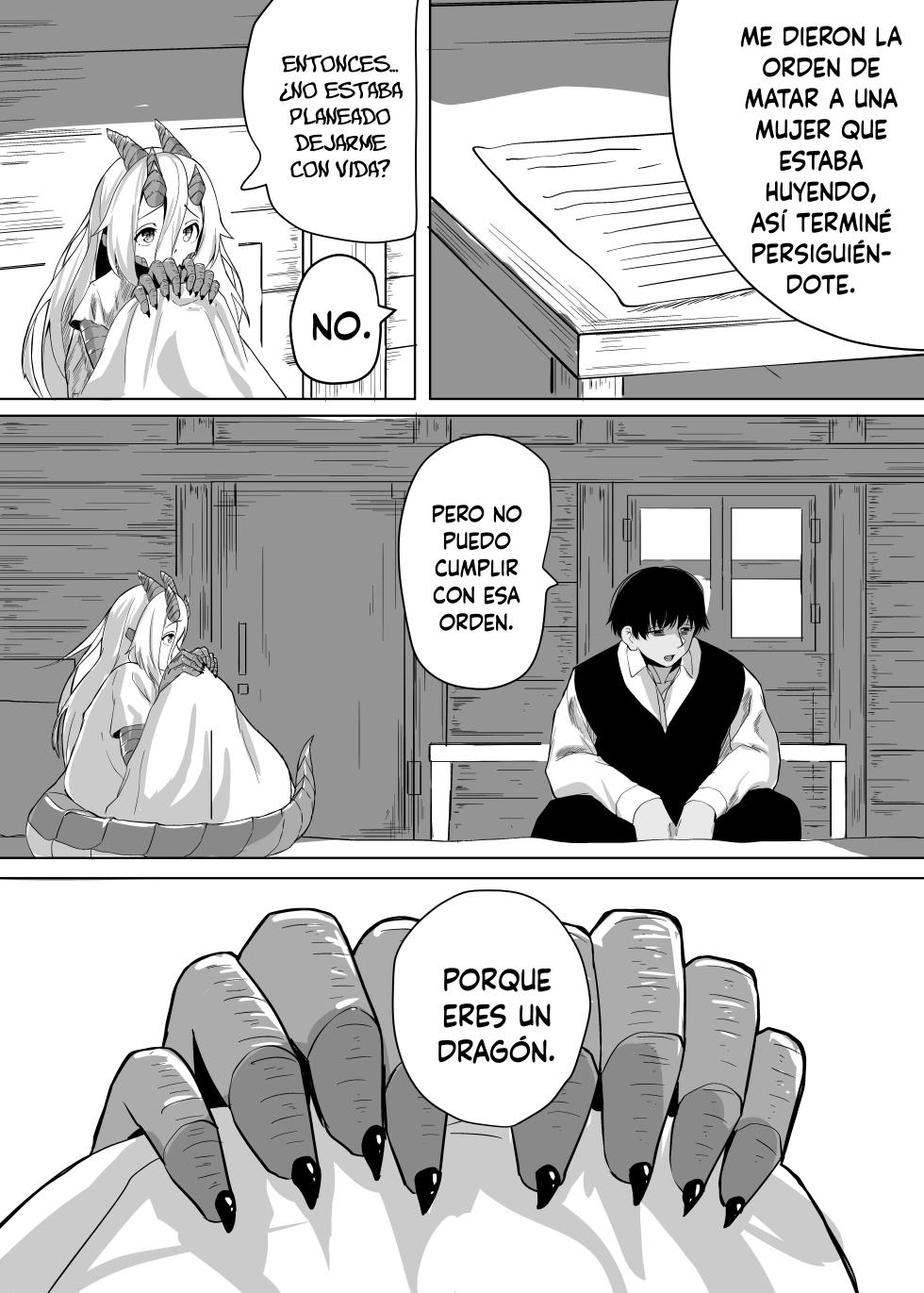 [Saikutsu Kichi (Kagarimachi Konatsu)] Konna Sugata no Watashi demo Suki ni Natte kureru...? Hakugai Ryuujo to Genkai Koroshi-ya no Junai Kairaku Ochi [Spanish] [Lanerte] - Page 13