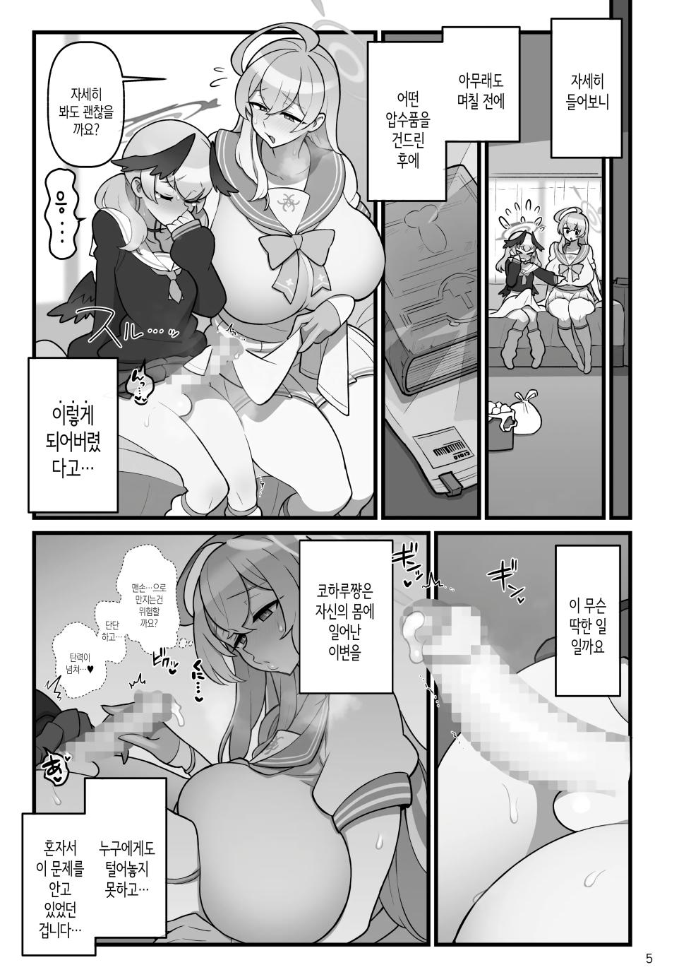 [Kakuzato-ichi (Kakuzatou)] Koharufutanaru | 코하루 후타나루 (Blue Archive) [Korean] [Digital] - Page 6