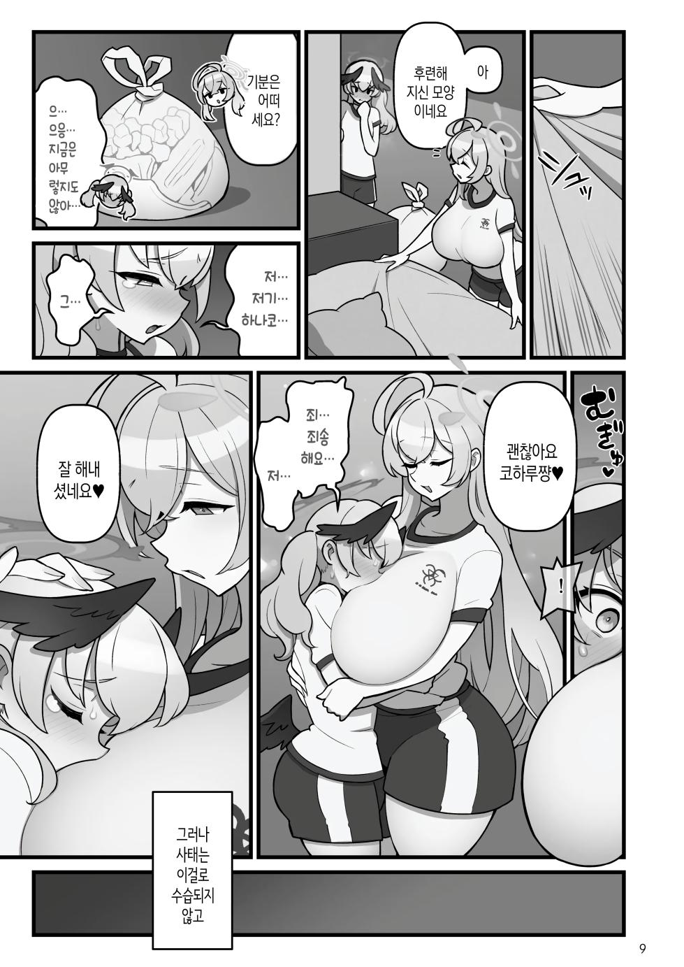[Kakuzato-ichi (Kakuzatou)] Koharufutanaru | 코하루 후타나루 (Blue Archive) [Korean] [Digital] - Page 10