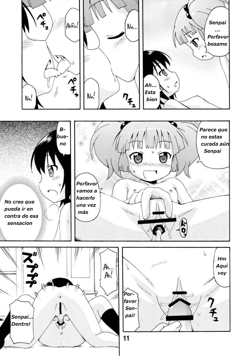 (C81) [Shinohara Heavy Industry (Haruna Mao)] Miracle Pon | Puff Milagro (Yurarararax) (Yuruyuri) [Spanish] [HJA] - Page 9