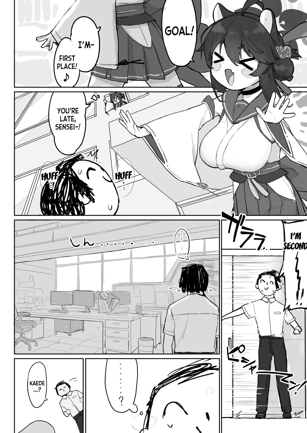 [Mochimochi Bulldozer-bu (Syupon)] Okiru Mae ni wa Yameru kara... | I'll Stop Before She Wakes Up… (Blue Archive) [English] [desudesu] [Digital] - Page 6