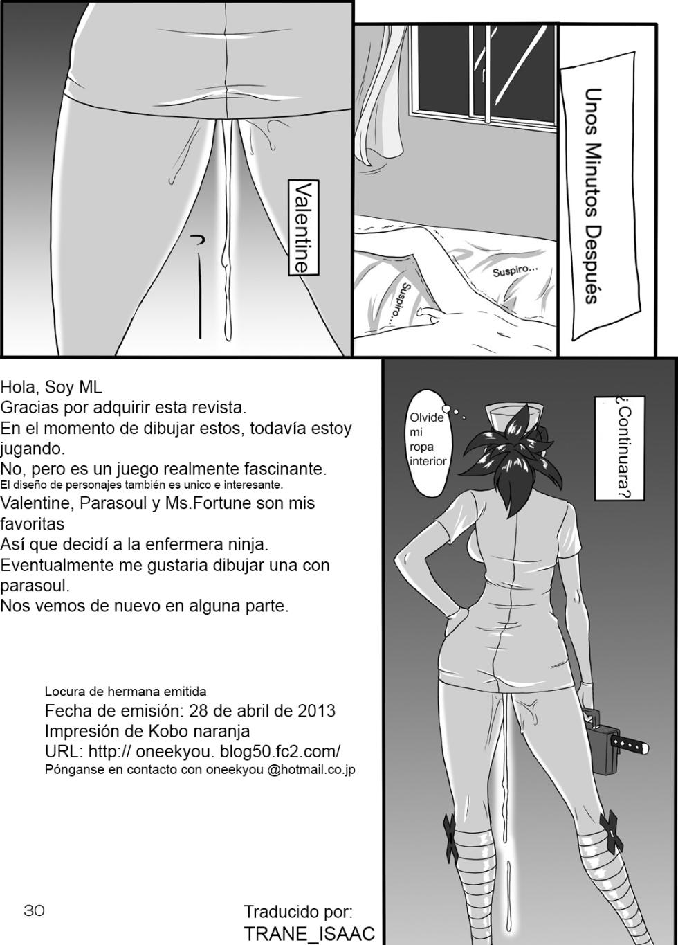 [Oneekyou (ML)] Ninja Nourse Gaiden (Skullgirls) [Spanish]  [Digital] - Page 29