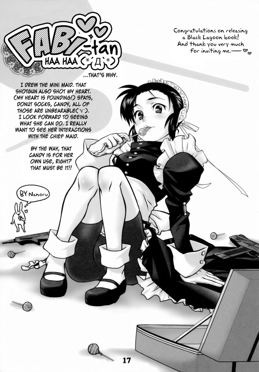 (C71) [Bullet Ballet (Amano Kazumi, ISANA)] Black Sheep (BLACK LAGOON)  [English] [EHCOVE] - Page 16