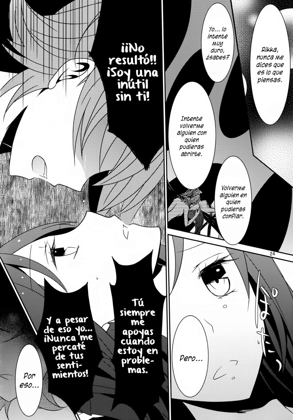 (C84) [434 Not Found (isya)] Lament -Hope or Despair- (Doki Doki Precure) [Spanish] [Yuririn Fansub] - Page 25
