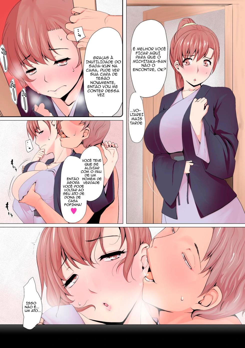 [Ver9] Oku-sama wa Aitsu no Niku Onaho ni Narimashita [Portuguese-BR] - Page 33