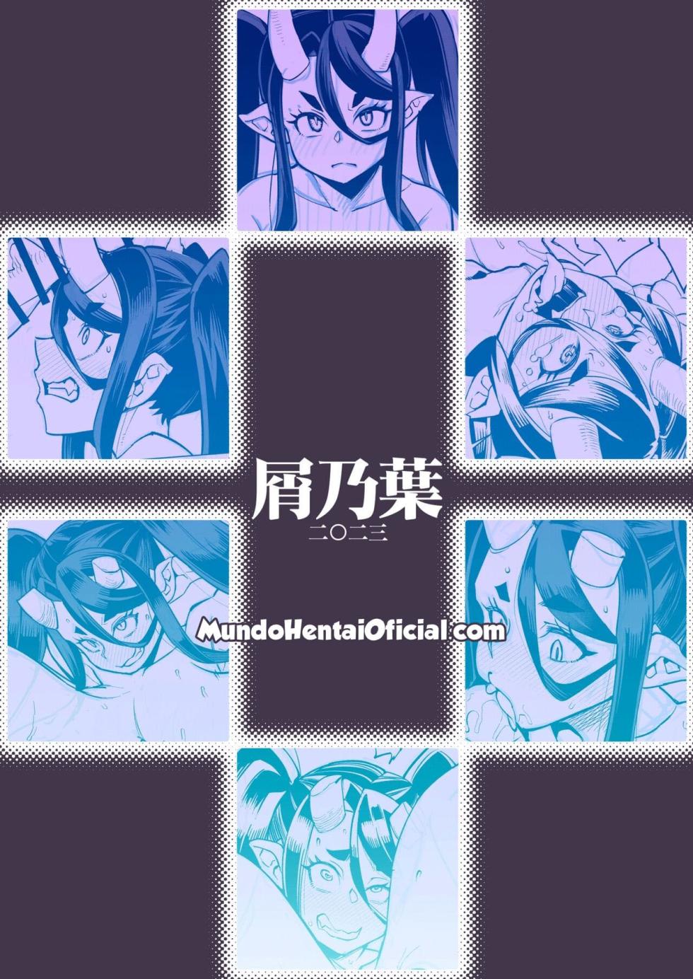 [Kuzunoha (Yumano Yuuki)] Oni Miko Yome Da Furusato de Choushi Koi Teta Shouwaru Oni Lolibabaa ga Jigou Jitoku de Subete o Ushinai Korogarikonde Kita node Oyome-san Ken Onaho ni Shiteyaru Hanashi [Portuguese-BR] [Mundo Hentai] [Digital] - Page 30