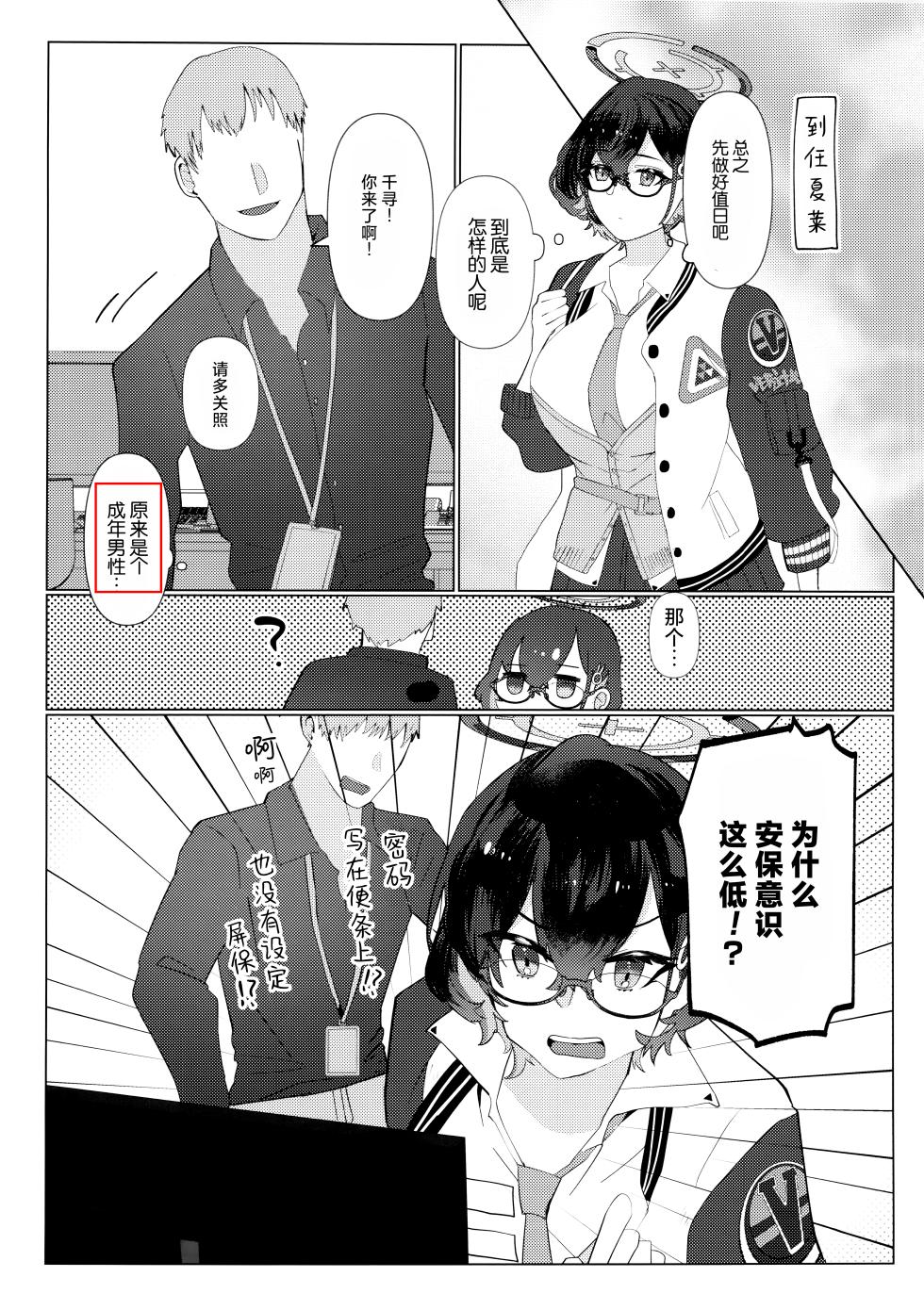 (Sanctum Archive chapter.4) [Corpo Korin (Korin, Ryusei★)] Hajimete wo Oshiete | 第一次的教学 (Blue Archive) [Chinese] [欶澜汉化组] - Page 4
