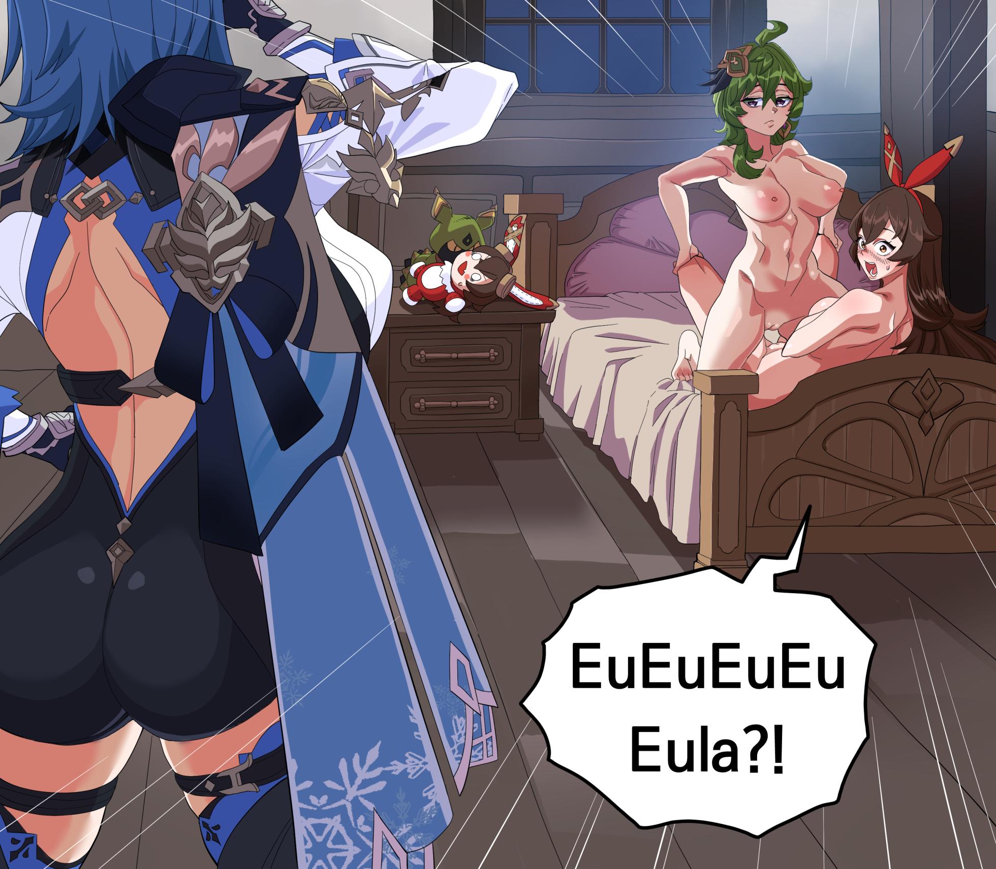 [BLUECANDY] Eula Amber Collei (Genshin Impact) [Korean, English] [Decensored] - Page 10