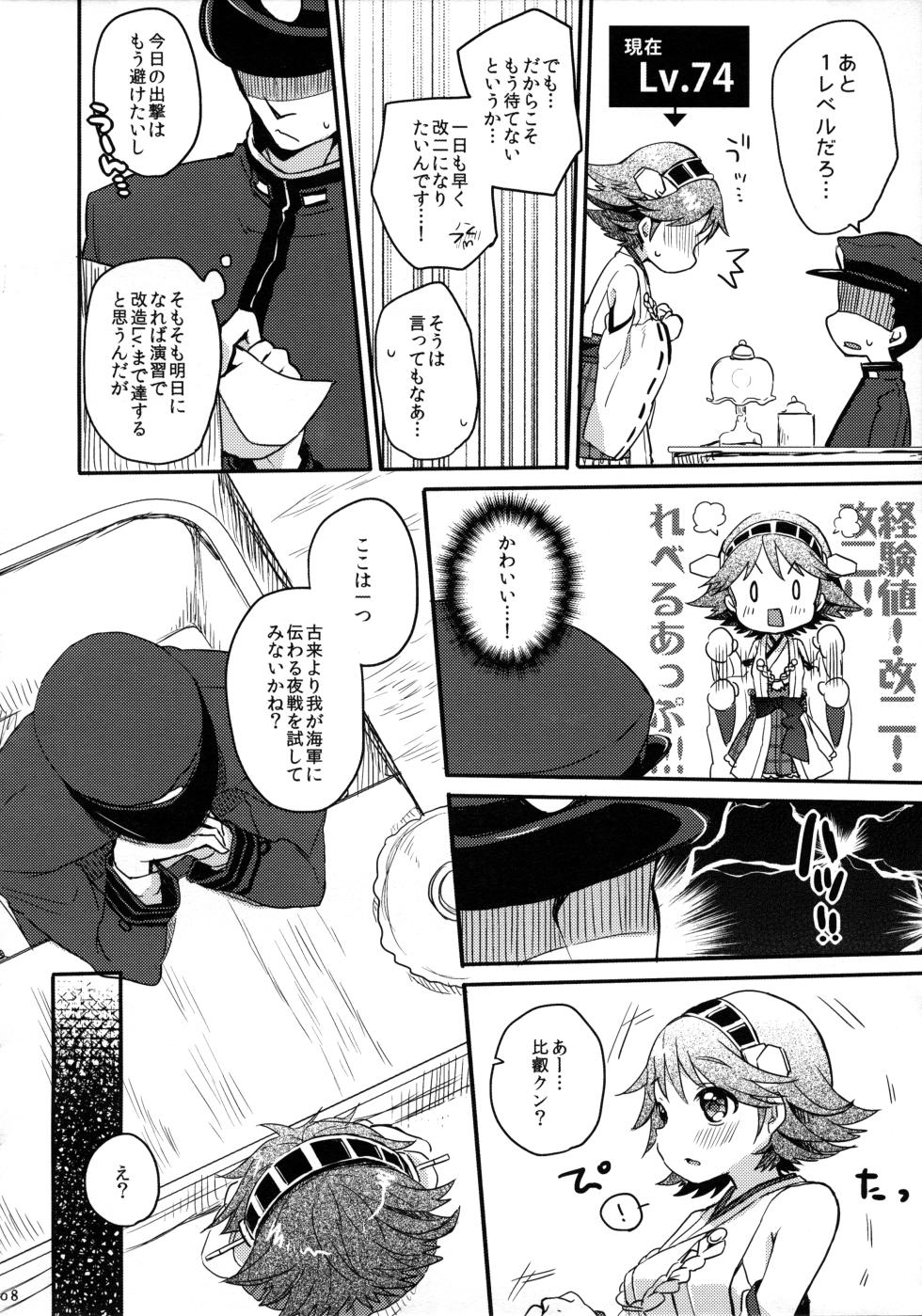 (C86) [Tenkirin (Kanro Ame)] Ichi Tarinai!! (Kantai Collection -KanColle-) - Page 5