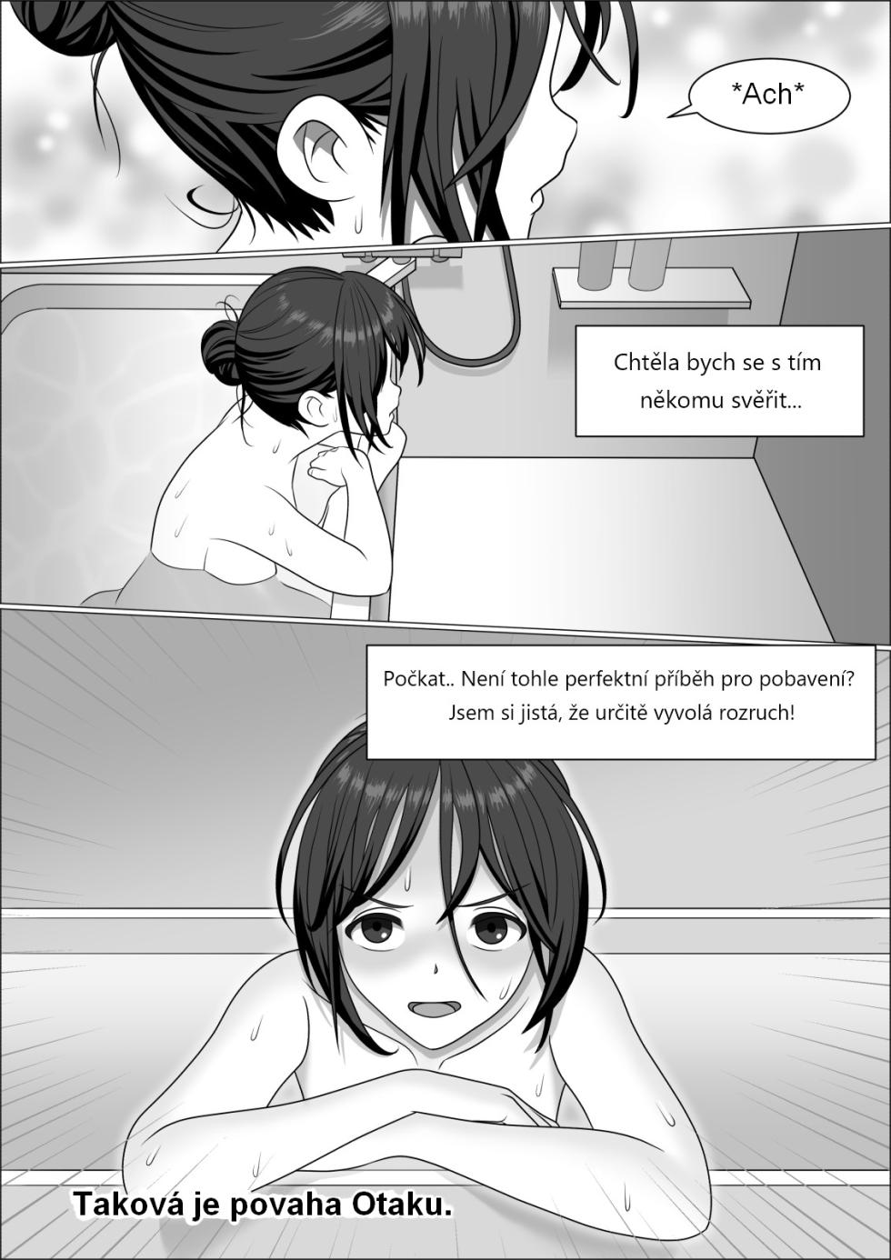 [Herikutsu Ryuutsuu Center] Chinpo Lady Fujoshi ni Chinpo ga Haemashita | CHINPO LADY An Otaku Girl Grows a Dick [Czech] [«FAku»] [Digital] - Page 17