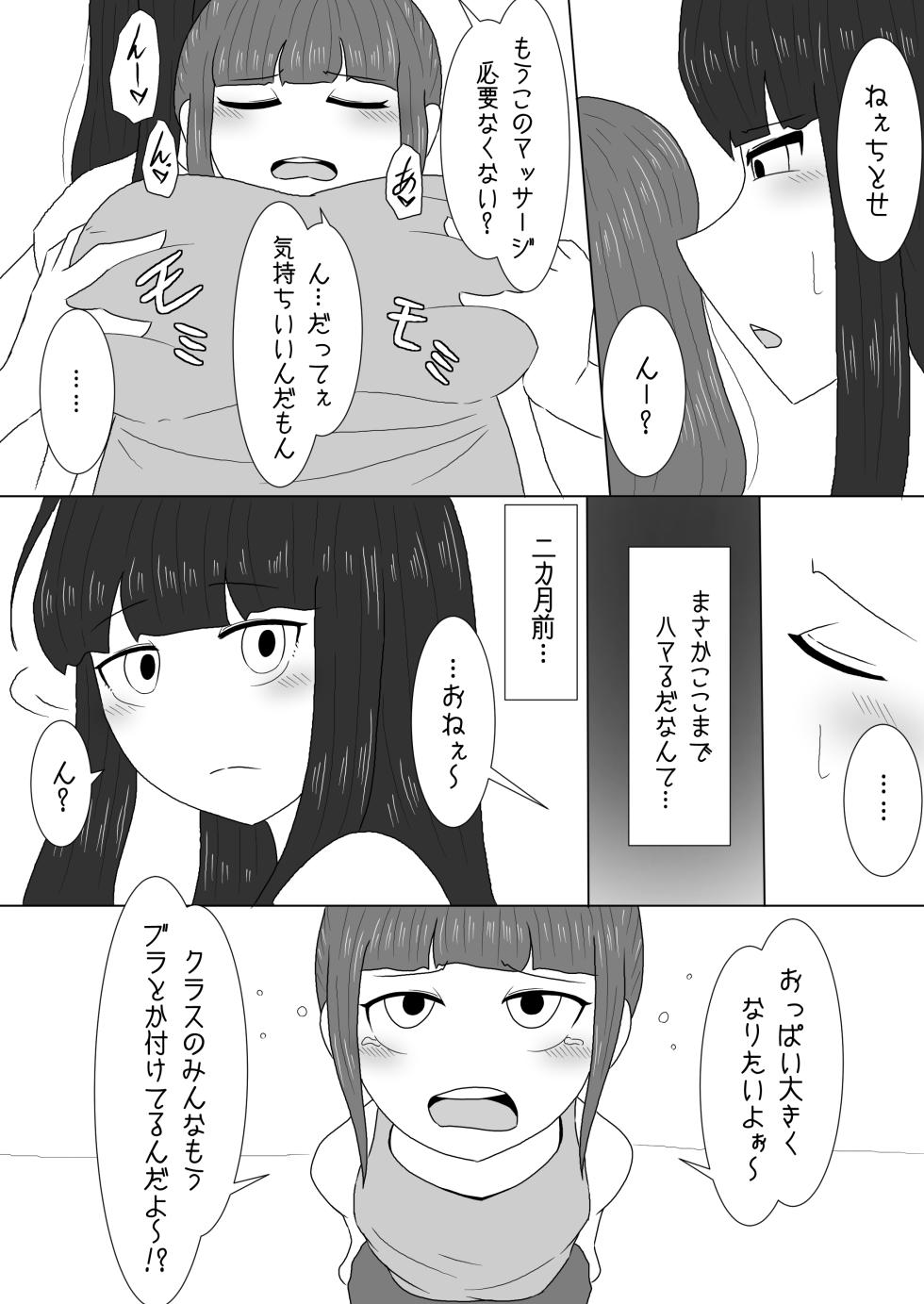 [Amamitsu 9] Massage to Itsuwatte Imouto no Hinnyuu o Mainichi Monde Itara Kyuuseichou Shichatta Hanashi - Page 2