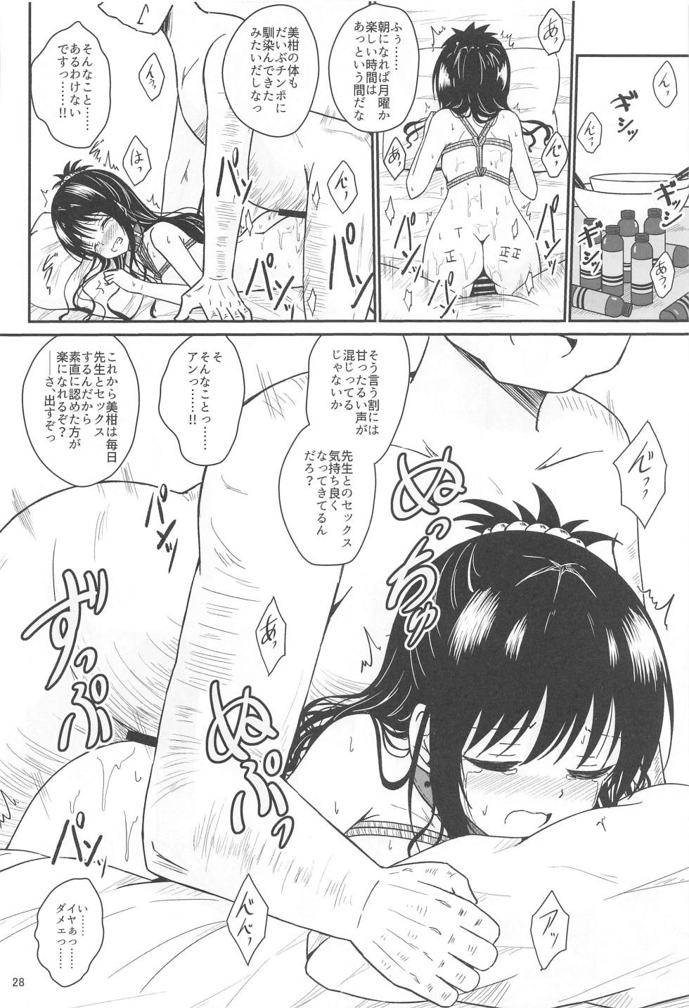 (C103) [Aiirosakura (Aikawa Ryou)] Mikan no Ecchi na Hon (To LOVE-Ru) - Page 27