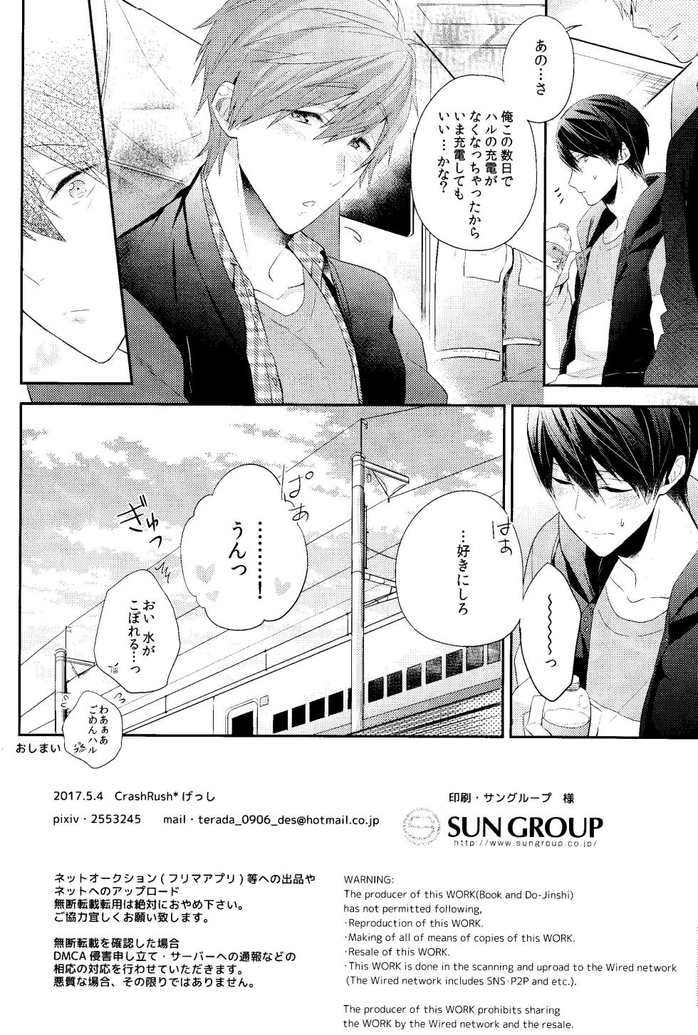 (SUPER26) [CrashRush (Gesshi)] Koufuku na Jikan o Kimi to. - Happy time with you. (Free!) - Page 29