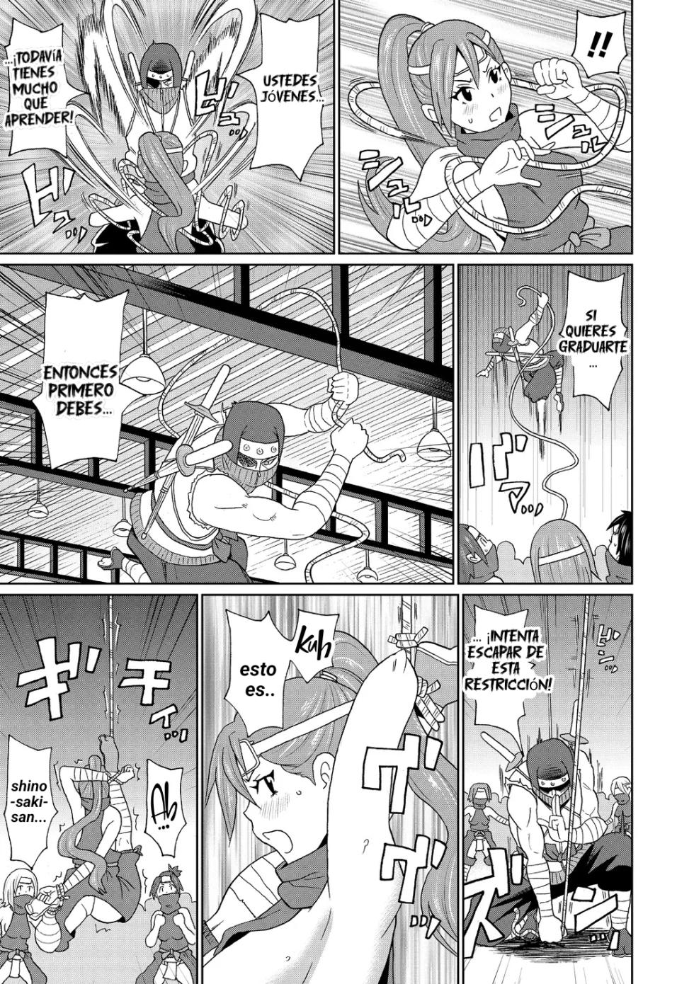[John K. Pe-ta] Shinmai Kunoichi Shinozaki-san.  (Nikuana Full Package) [Spanish] [John] [Digital] - Page 5
