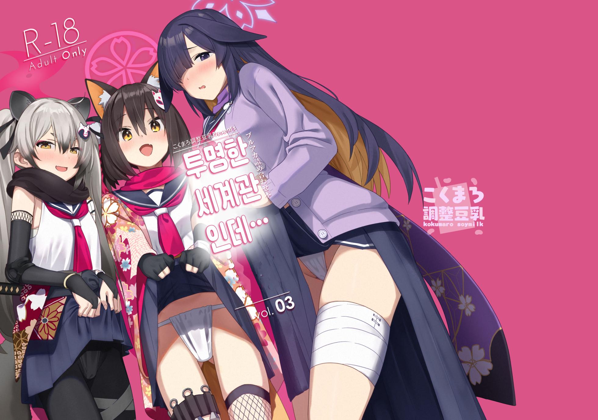 [Kokumaro Chousei Tounyuu (Auman Zureedus)] Sukitooru You na Sekaikan nanoni... Vol. 03 | 투명한 세계관인데... vol. 03 (Blue Archive) [Korean] [팀 털난보리] [Digital] - Page 1