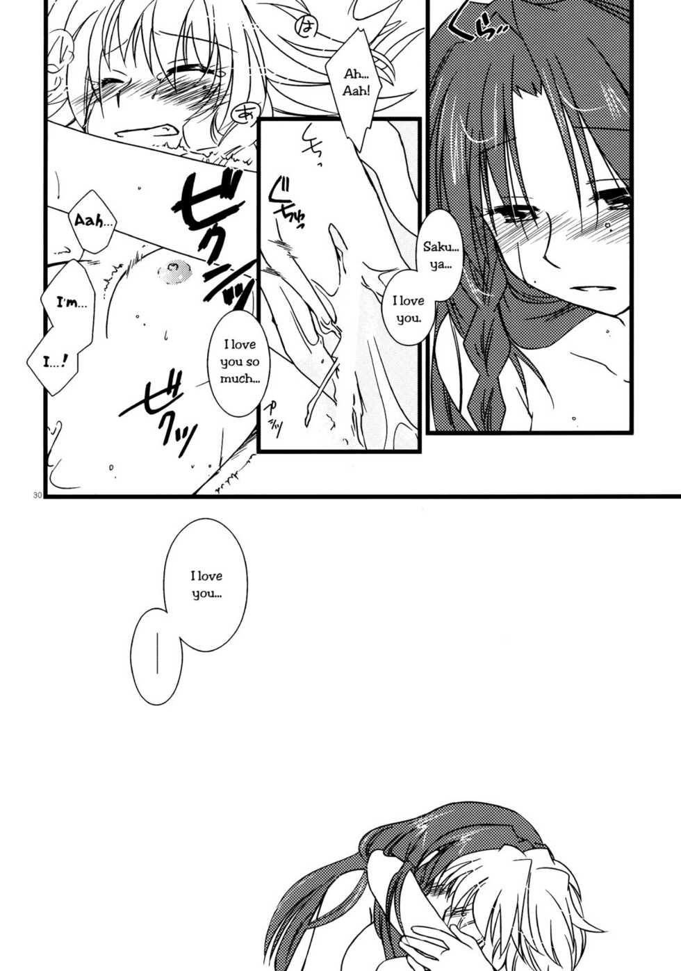 (C78) [DOORS, UA (Sakura, Teramoto Kaoru)] Under the Rose (Touhou Project) [English] [Wings of Yuri] - Page 29