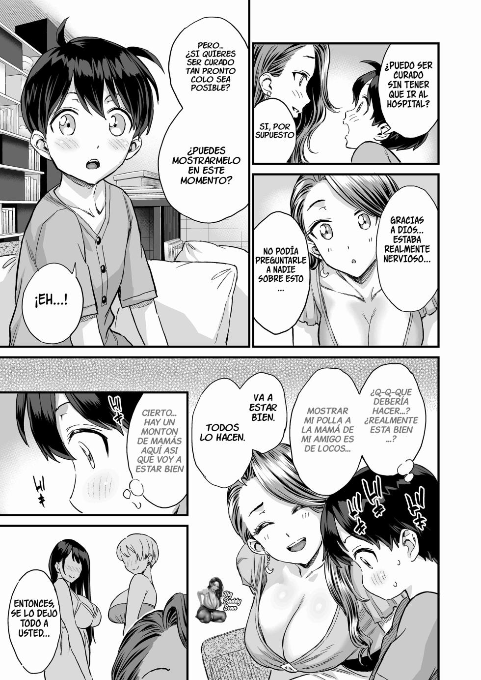 [Misaki (Higashino Mikan)] Sei no Soudanshitsu Yume LIME ~Tomodachi no Mama ni Ochinchin o Mite Moratta~ [Spanish] - Page 8
